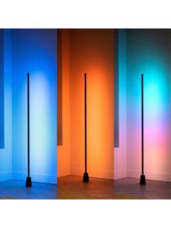 Philips Smart LED Gradient RGBIC Floor Lamp, Black - thumbnail 4