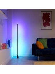 Philips Smart LED Gradient RGBIC Floor Lamp, Black - thumbnail 6