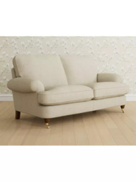 Laura Ashley Beaumaris Medium 2 Seater Sofa, Teak Leg