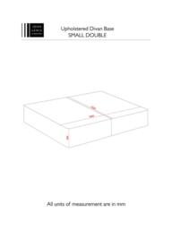 John Lewis Non-Sprung Upholstered Divan Base, Small Double - thumbnail 3