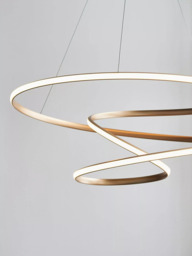Bay Lighting Odessa Pendant Ceiling Light, Gold - thumbnail 3