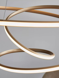 Bay Lighting Odessa Pendant Ceiling Light, Gold - thumbnail 4