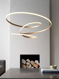 Bay Lighting Odessa Pendant Ceiling Light, Gold - thumbnail 6
