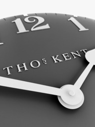 Thomas Kent Arabic Wall Clock, 50cm - thumbnail 3