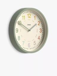 Jones Clocks Kids' Analogue Wall Clock, 25cm - thumbnail 2