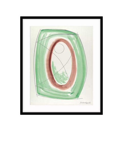 Tate + John Lewis Dame Barbara Hepworth 'November Green' Wood Framed Print & Mount, 62 x 52cm - image 1