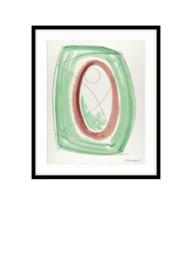 Tate + John Lewis Dame Barbara Hepworth 'November Green' Wood Framed Print & Mount, 62 x 52cm - thumbnail 1