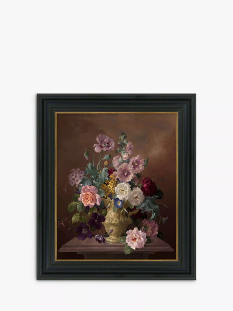 Brookpace Lascelles 'Still Life Of Flowers In Vase' Framed Canvas, 61 x 51cm, Multi - image 1