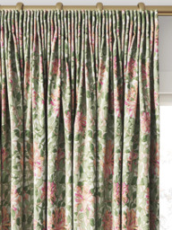 Morris & Co. Honeysuckle Made to Measure Curtains or Roman Blind, Chalk/Yellow - thumbnail 2