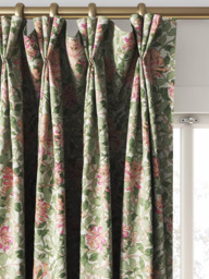 Morris & Co. Honeysuckle Made to Measure Curtains or Roman Blind, Chalk/Yellow - thumbnail 6