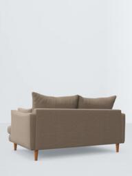 John Lewis Fika Compact 3 Seater LHF Chaise End Sofa, Light Leg, Chunky Chenille Natural - thumbnail 4