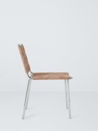 John Lewis Woven Suede Dining Chair, Brown - thumbnail 4
