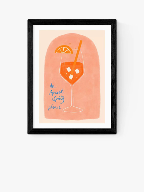 EAST END PRINTS Emmy Lupin Studio 'Aperol' Framed Print - image 1