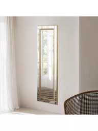 Yearn Bevelled Glass Rectangular Wall Mirror