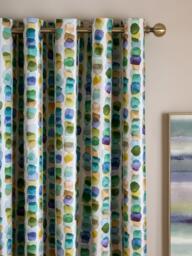 bluebellgray Tobermory Pair Lined Eyelet Curtains, Ocean - thumbnail 4