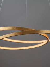 Bay Lighting Marcella Pendant Ceiling Light, Gold - thumbnail 3