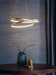 Bay Lighting Marcella Pendant Ceiling Light, Gold - thumbnail 2