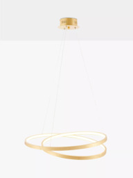 Bay Lighting Marcella Pendant Ceiling Light, Gold - thumbnail 1