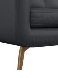 John Lewis Barbican RHF Corner End Leather Sofa, Light Leg - thumbnail 6
