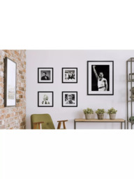 Brookpace Lascelles Audrey Hepburn 'Breakfast at Tiffany's' Framed Print & Mount, 46 x 46cm, Black/White - thumbnail 2