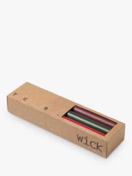 The Conran Shop Wick Wax Candles, Pack of 6, 25cm, Bolds - thumbnail 3