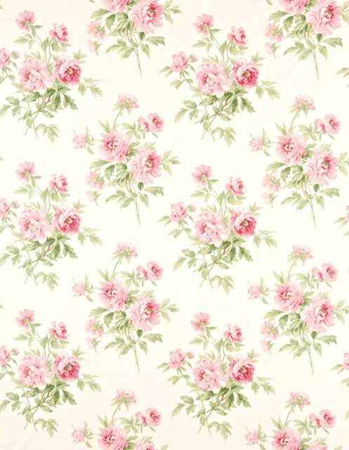 Sanderson Adele Made to Measure Curtains or Roman Blind, Rose/Cream - image 1