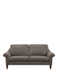 John Lewis Camber Large 3 Seater Leather Sofa, Dark Leg - thumbnail 5