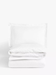 John Lewis Amelia Pure Cotton Embroidered Sateen Duvet Cover Set, 400 Thread Count - thumbnail 6