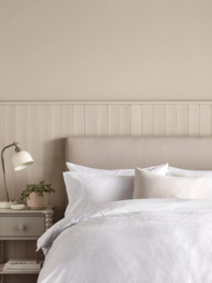 John Lewis Amelia Pure Cotton Embroidered Sateen Duvet Cover Set, 400 Thread Count - thumbnail 2