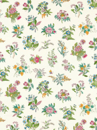 Harlequin x Sophie Robinson Woodland Floral Made to Measure Curtains or Roman Blind, Peridot/Ruby/Pearl - thumbnail 1