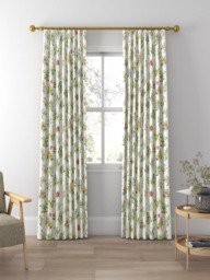 Harlequin x Sophie Robinson Woodland Floral Made to Measure Curtains or Roman Blind, Peridot/Ruby/Pearl - thumbnail 3