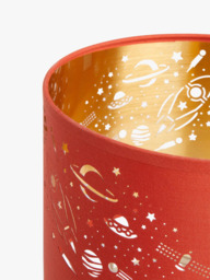 John Lewis Outer Space Lampshade, Orange - thumbnail 4