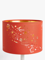 John Lewis Outer Space Lampshade, Orange - thumbnail 3