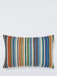John Lewis Poncho Stripe Cushion, Multi - thumbnail 1