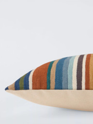 John Lewis Poncho Stripe Cushion, Multi - thumbnail 4