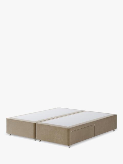 Hypnos Pocket Sprung Upholstered 2 Drawer Divan Base, Super King Size - image 1