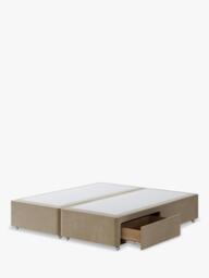 Hypnos Pocket Sprung Upholstered 2 Drawer Divan Base, Super King Size - thumbnail 2