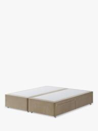 Hypnos Pocket Sprung Upholstered 2 Drawer Divan Base, Super King Size - thumbnail 1