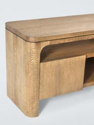 John Lewis Solace Cracked Oak Media Unit, Mid Tone Oak - thumbnail 4