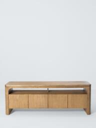 John Lewis Solace Cracked Oak Media Unit, Mid Tone Oak - thumbnail 3