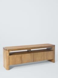 John Lewis Solace Cracked Oak Media Unit, Mid Tone Oak - thumbnail 1