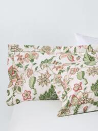 John Lewis x Sanderson Newnham Courtney Reversible Duvet Cover Set, Sweet Pea - thumbnail 3