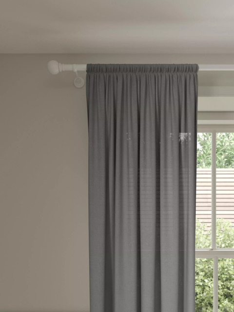 John Lewis Linen Polyester Blend Slot Top Voile Panel - image 1