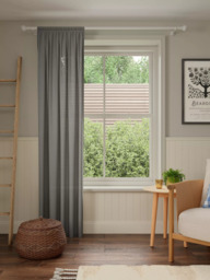 John Lewis Linen Polyester Blend Slot Top Voile Panel - thumbnail 2