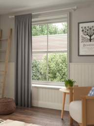 John Lewis Linen Polyester Blend Slot Top Voile Panel - thumbnail 3