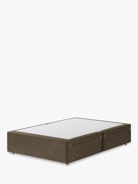 Hypnos Non-Sprung Upholstered 4 Drawer Divan Base, Double - image 1