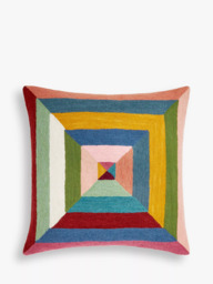 John Lewis Kaleidoscope Cushion, Multi - thumbnail 1