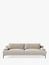 Swoon Almera Large 3 Seater Sofa, Metal Leg