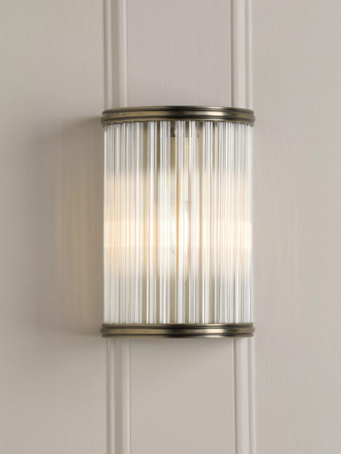 Laura Ashley Sutton Wall Light, Antique Brass - image 1