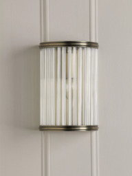 Laura Ashley Sutton Wall Light, Antique Brass - thumbnail 2
